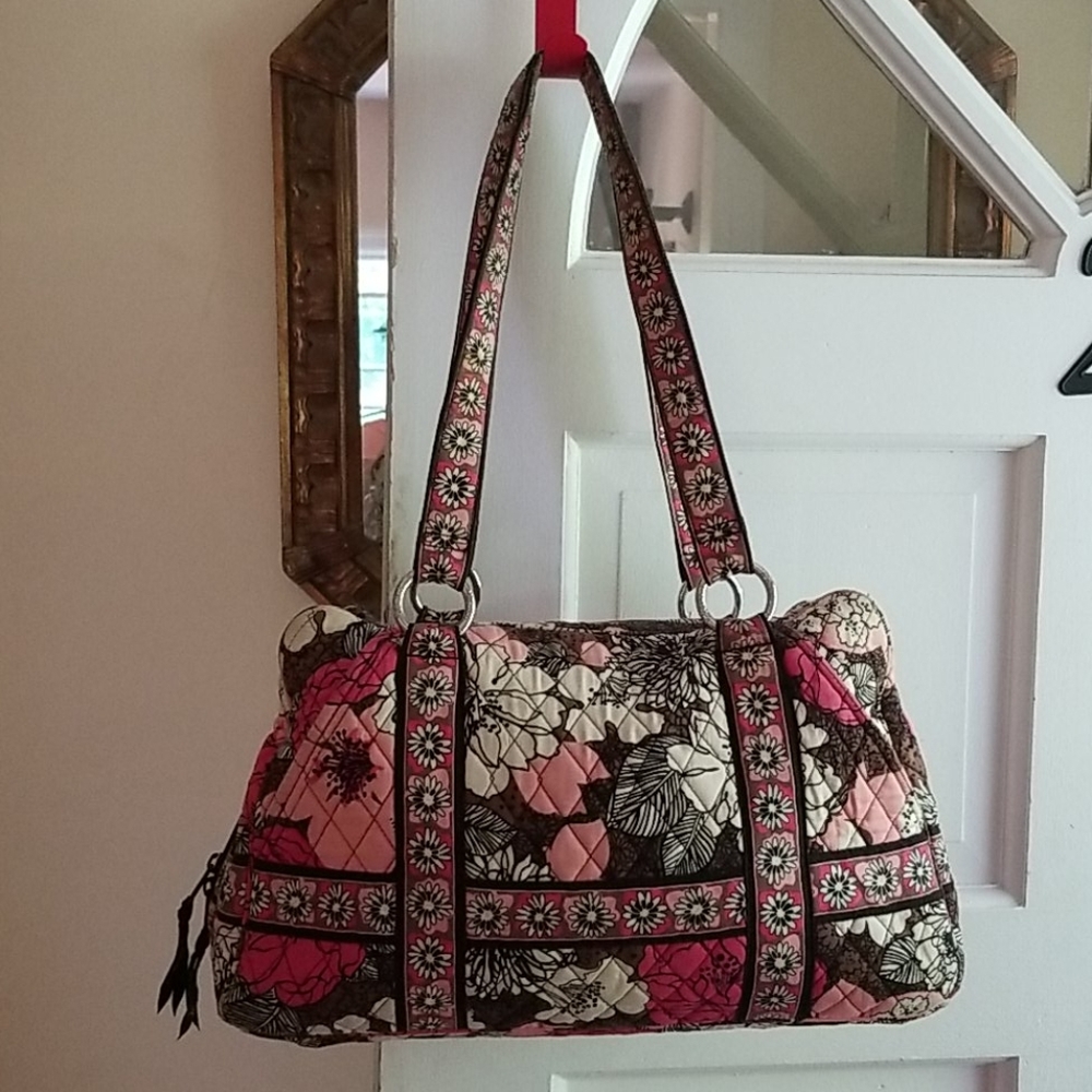 Vera Bradley Mocha Rouge Purse